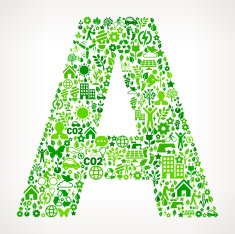 Letter A Environmental Conservation and Nature interface icon Pattern
