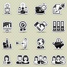 Set of business icons N31
