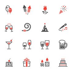 Party Icons and Celebration