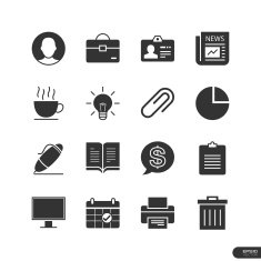 Office & Marketing Icons set - Illustration N2