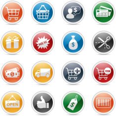 Shopping Icons N48