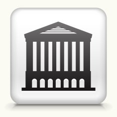 Square Button with Opera House