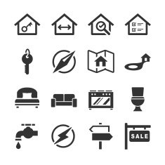 Real Estate Icons N34