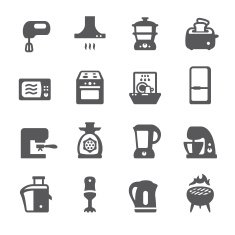 Mobico icons - Kitchen appliances