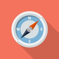 Vector compass icon