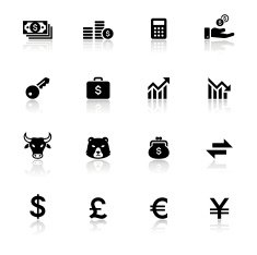 Black & White Icons Set N8