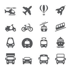 Mobico icons &mdash; Mode of Transport
