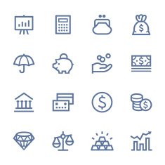 Finance Line icons N2