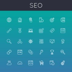 Vector SEO Line Icons