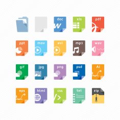 File type icons free image download