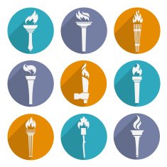 Torch Icons Set