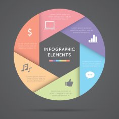 Circle Infographic Element N2