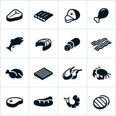 Black Meat Icons