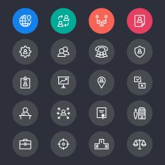 Business Line Icons N8