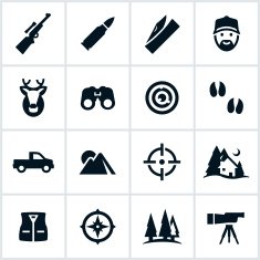 Deer Hunting Icons