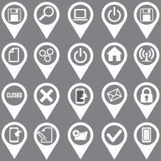 set of computer icons N3