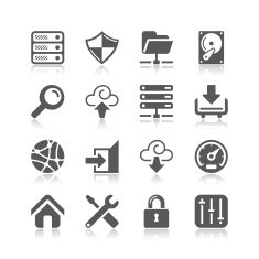 Network and Hosting Icons