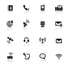 Black & White Icons Set N10