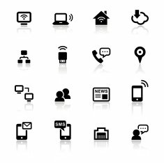Black & White Icons Set N11