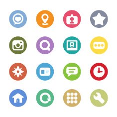 Social Media Icons N105