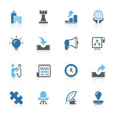 Business & strategy icons