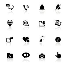 Black & White Icons Set N14