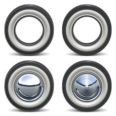 Vector Retro Wheels N2