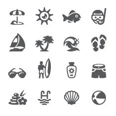 Mobico icons - Sun Beach