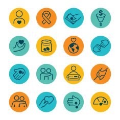 Charity Circle Icons