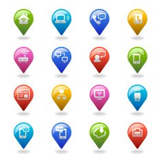 Navigation icons set N24