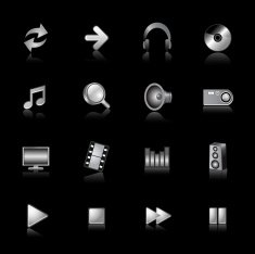 Black web icons 2