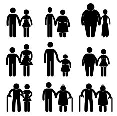 Lover Couple Combination Pictogram