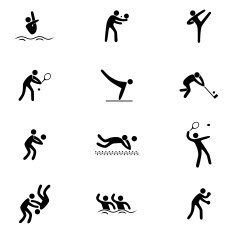 Sport icon set N9
