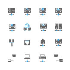 Hosting Icons Set