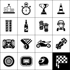 Racing Icons Black N2