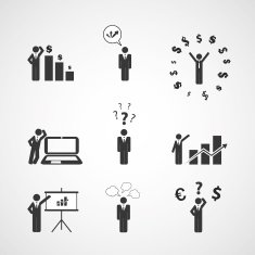 Figures People's Icons - Business Concept Design N2