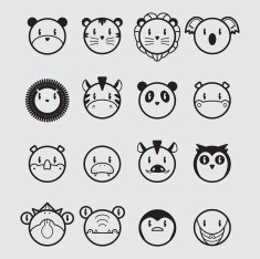 16 Animals icons