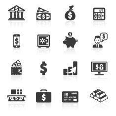 Dollar Banking Icons