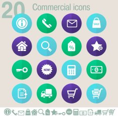 Commercial icons