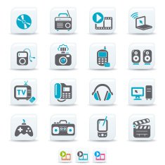Multimedia icons N9