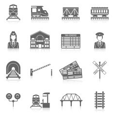 Railway Icon Set