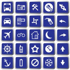 Vector icon set #003