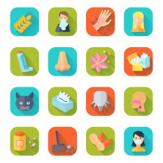 Allergy Icon Flat N2