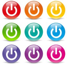 Vector start icons