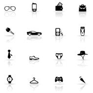 Icon Set Men&#039;s accessories