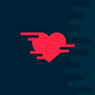 Heart vector icon
