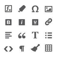 Mobico icons &mdash; Text editor