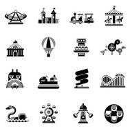 Amusement Icons Black N2