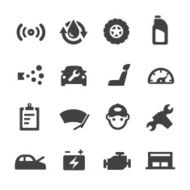 Auto Repair Shop Icons - Acme Series