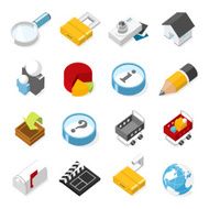 3D Website and Internet icons